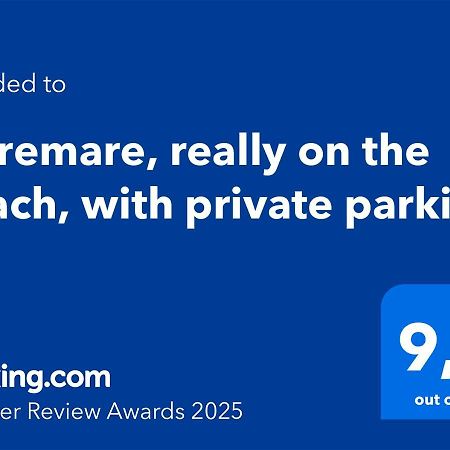 Maremare, Really On The Beach, With Private Parking Savona Exteriér fotografie